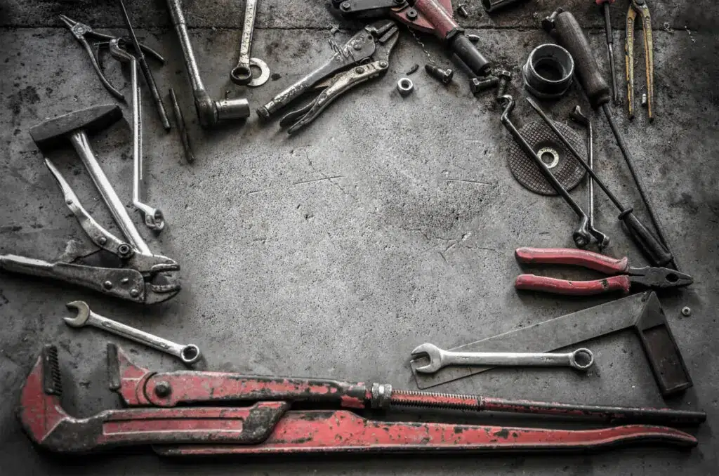 concrete tools and equipment